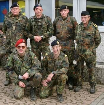 Die Teilnehmer der Reservistenkameradschaft Bochum